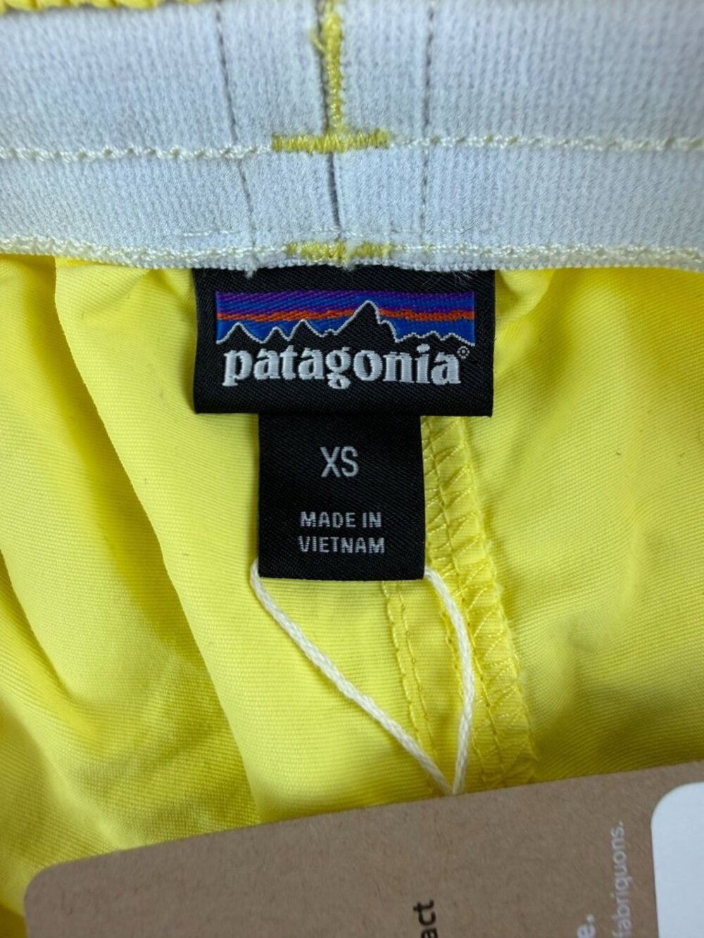 NWT Patagonia Baggies Shorts Women's size XS Pineapple Yellow 5" Pocket Active - Picture 6 of 11